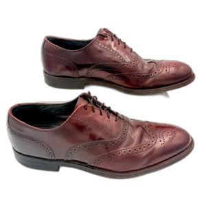 Dexter Wingtip Brogue Balmoral Burgundy Leather Oxfords 709005 Men’s size 10M